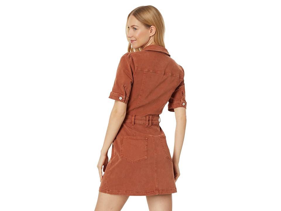 Paige Mayslie Denim Dress (Vintage Burnt Terracotta) Women's Dress Product Image