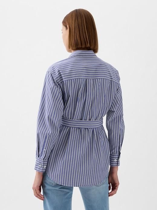 Organic Cotton Belted Big Shirt Product Image