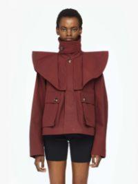 OVERSIZED COLLAR TRENCH JACKET in red | JW Anderson US  Product Image