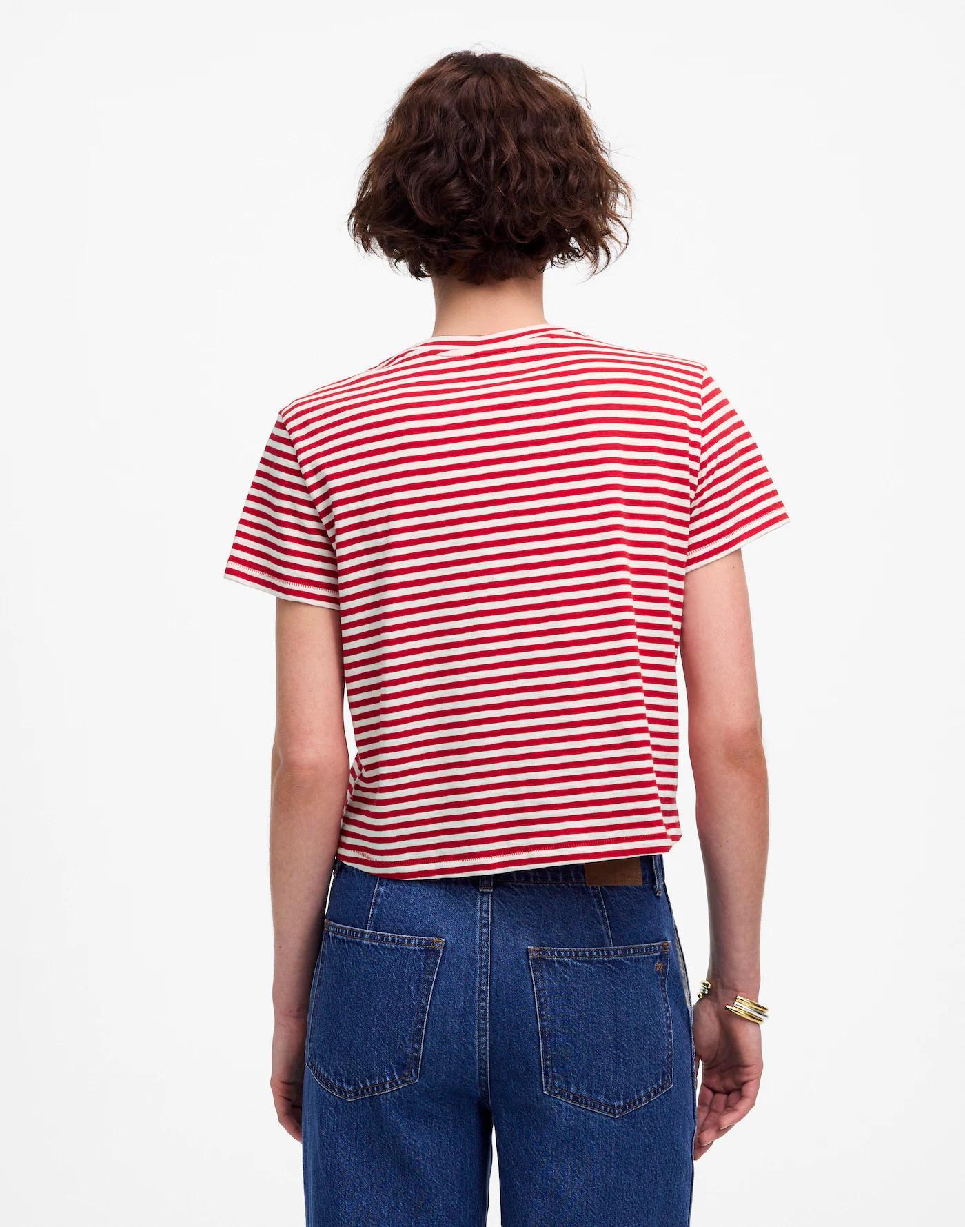 Slub Boxy-Crop Tee Product Image