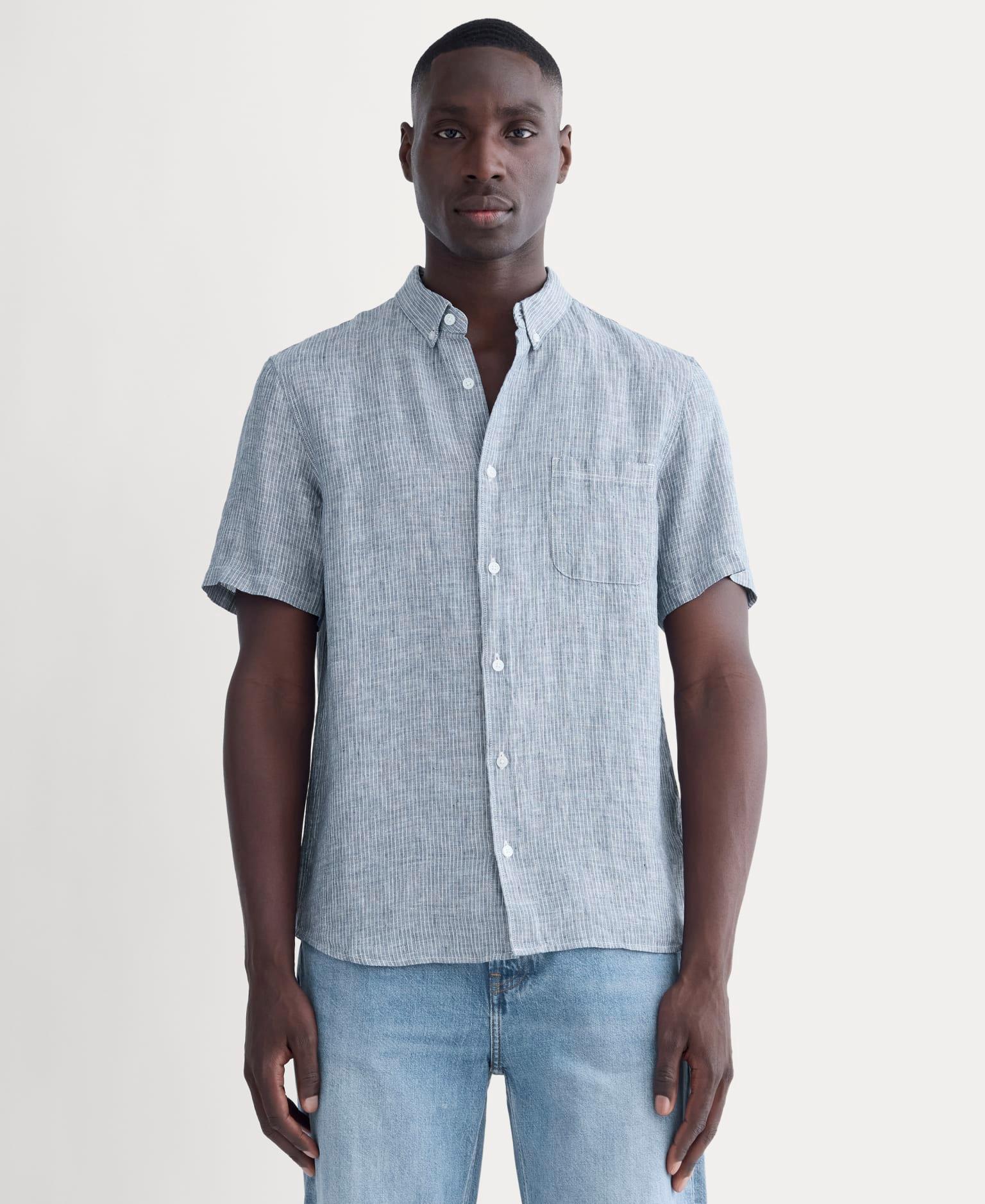 Mens Classic Short-Sleeve Shirt in Linen by Everlane Product Image