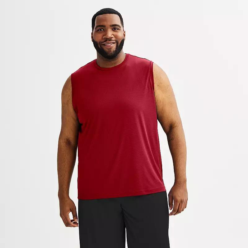 Big & Tall Tek Gear Dry Tek Muscle Tank Top, Mens Red Flower Product Image