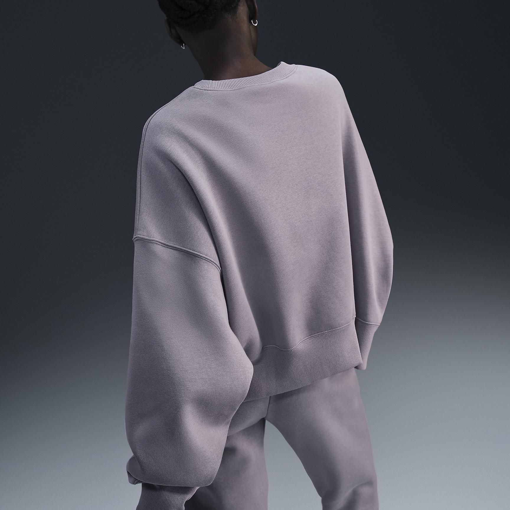 Nike Sportswear Phoenix Fleece Women's Over-Oversized Crew-Neck Logo Sweatshirt Product Image