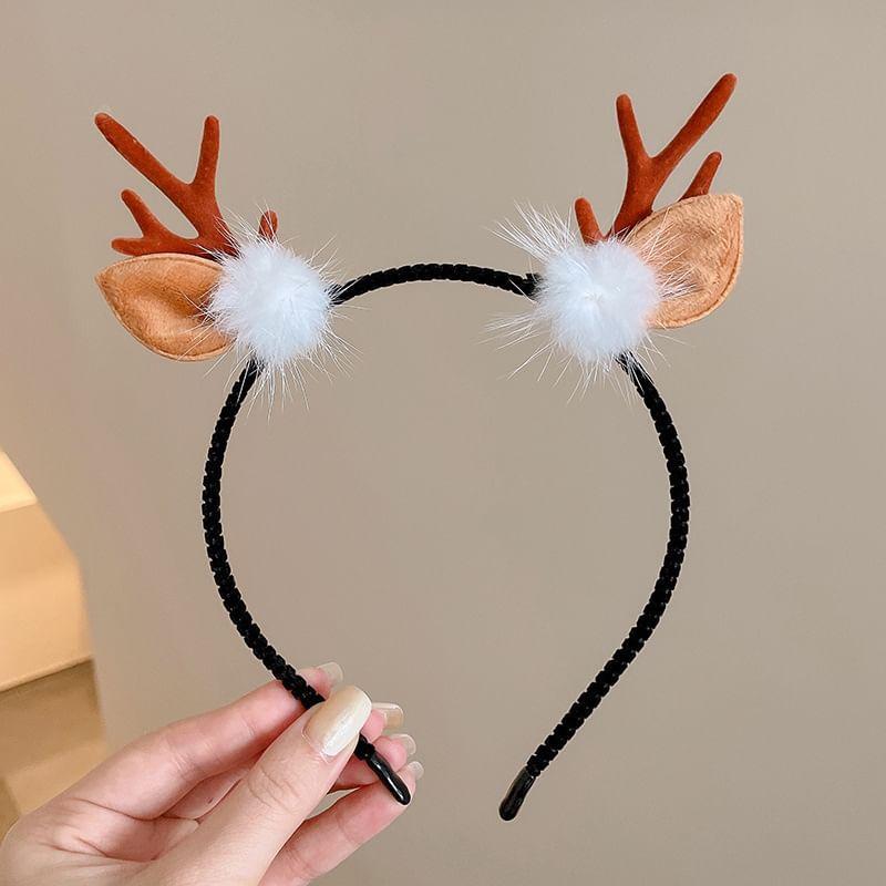 Christmas Deer Horn Hair Clip / Party Headband (Various Designs) Product Image