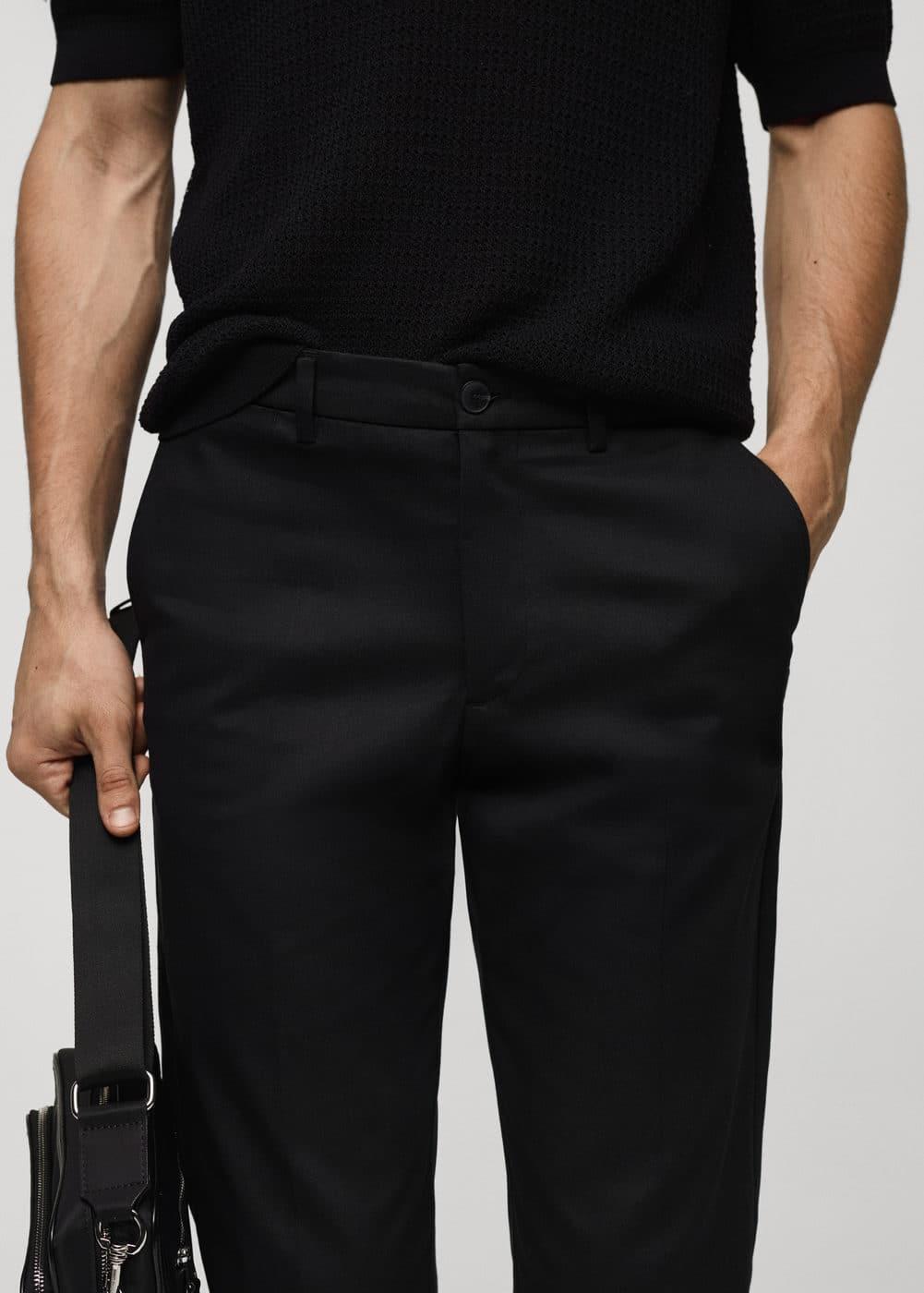 Black Paperback Twill Full Saddle Chino Product Image