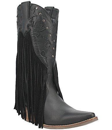 Women's Dingo Hoedown Leather Western Boots, Size: 8, Camel Product Image