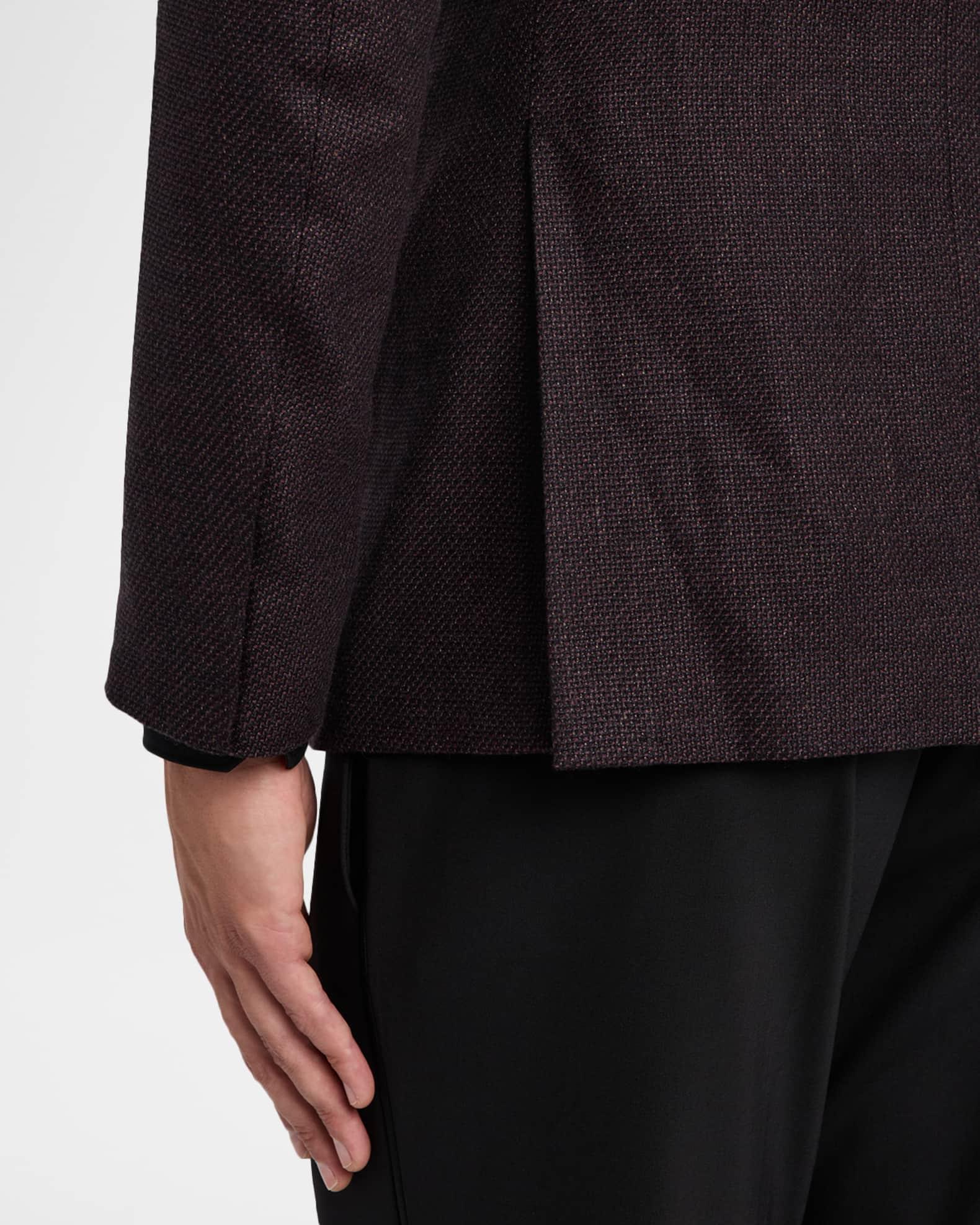 Men's Micro Grid Textured Blend Sport Coat Product Image