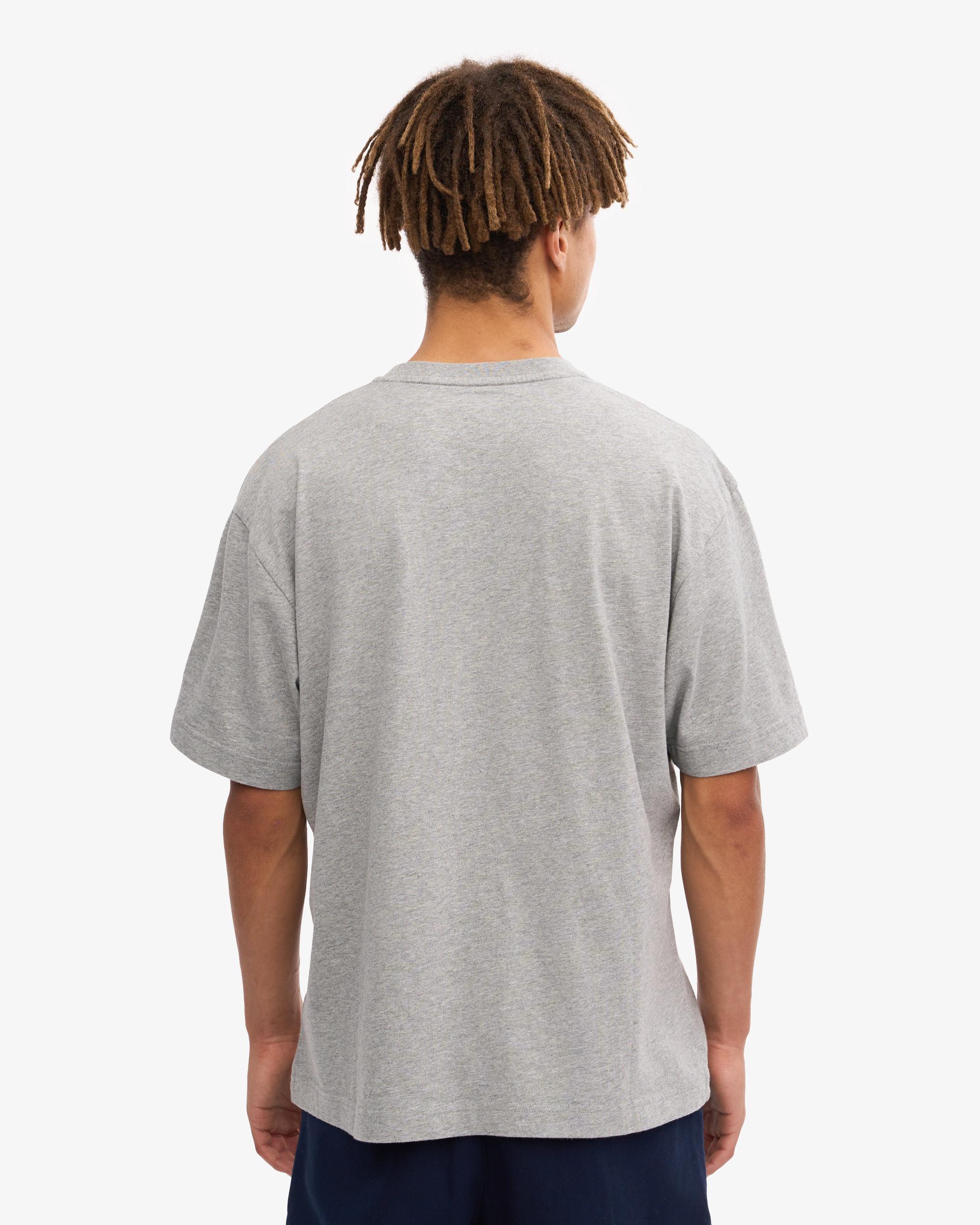 Oversized Organic T-Shirt - Heather Grey Product Image