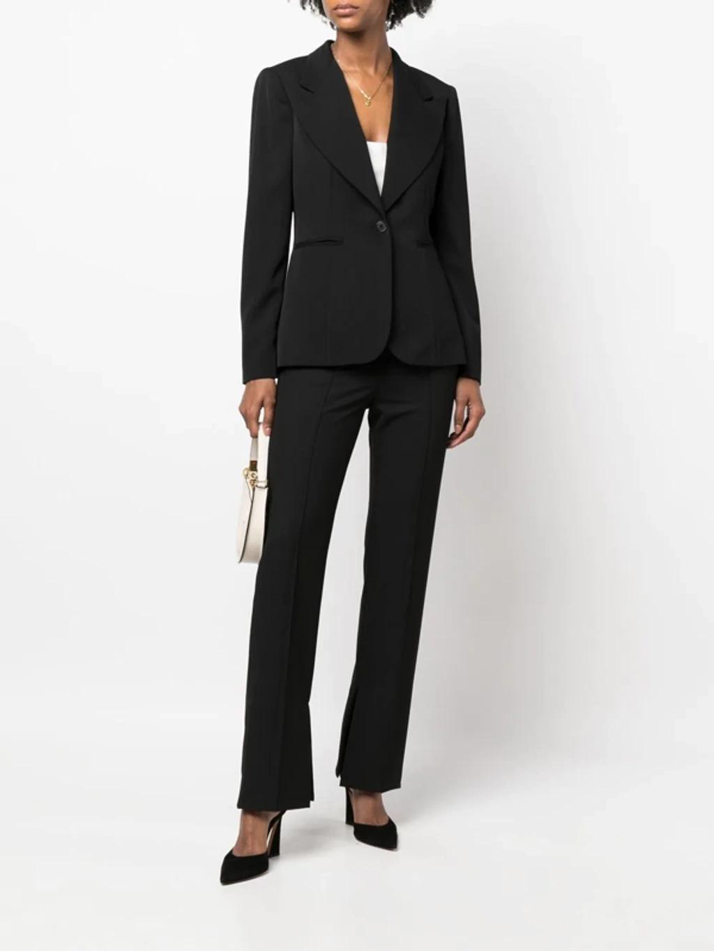 POLO RALPH LAUREN Single-breasted Fitted Blazer In Black Product Image