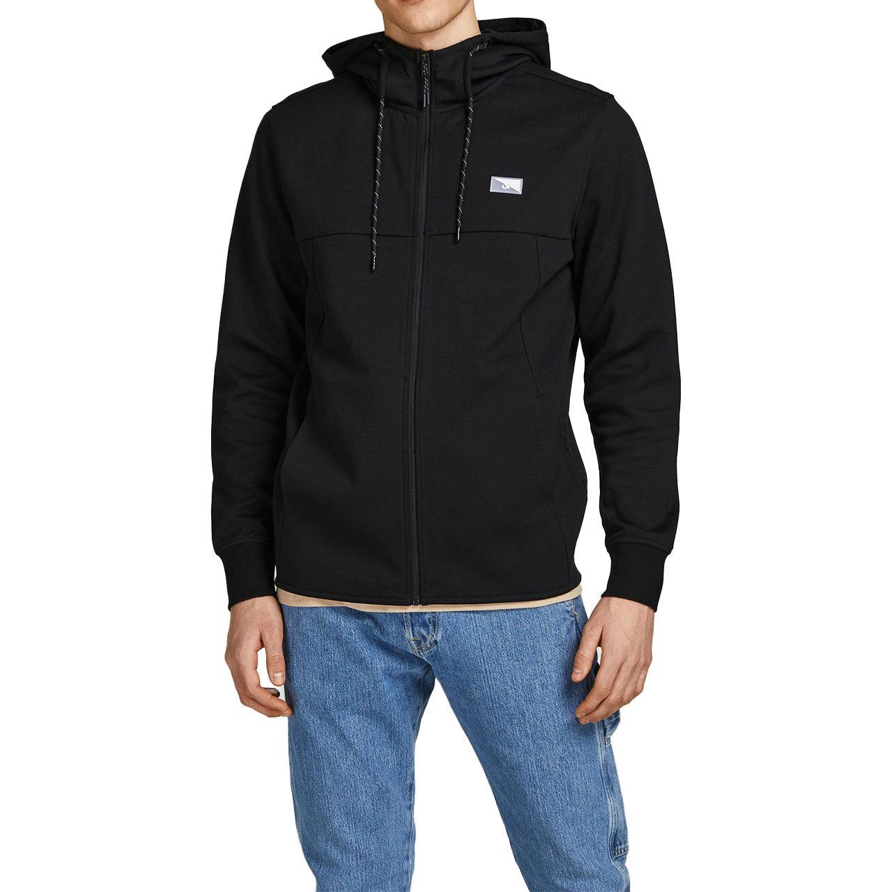 High Neck Zip Hoodie Product Image