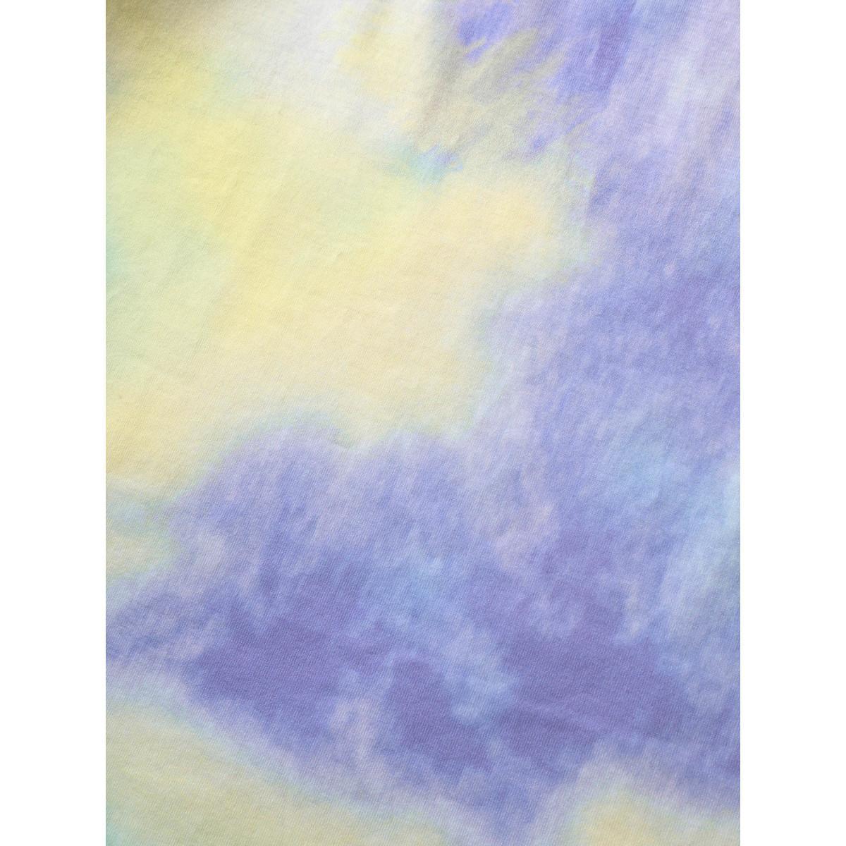 Plus Size Tie Dye U Neck Pleated Tank Top Women Multicolor Casual Contrast U-neck Everyday Tank Tops Camis BloomChic 22-24/3X Product Image