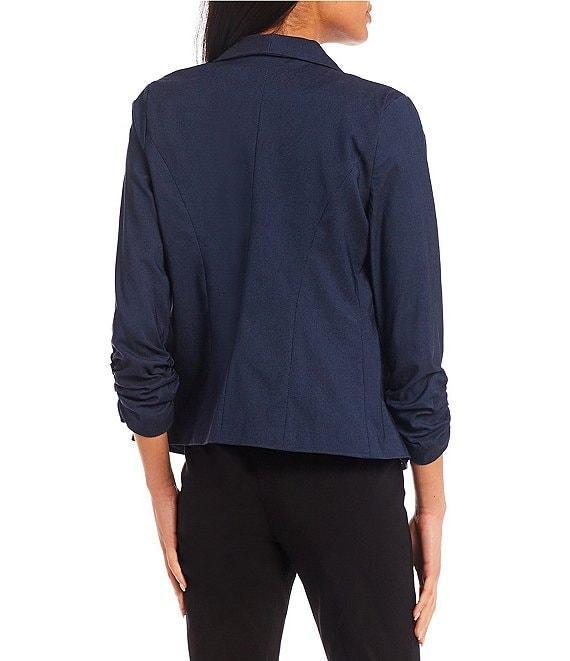 Takara Ruched Sleeve Suiting Blazer Product Image