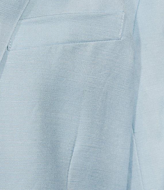 Anne Klein Refined Linen Notch Collar 2- Button Jacket Product Image