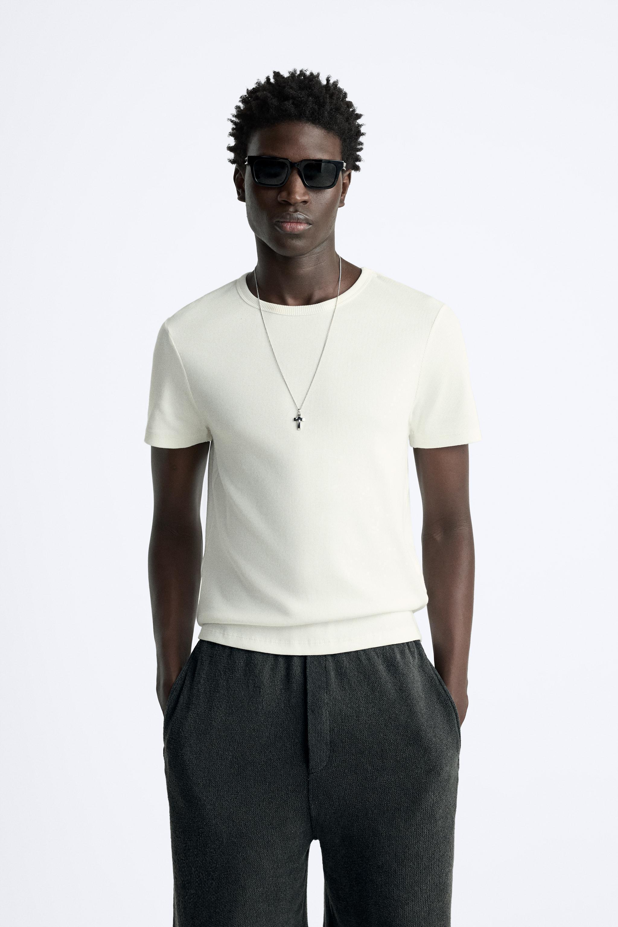 BASIC RIBBED T-SHIRT Product Image