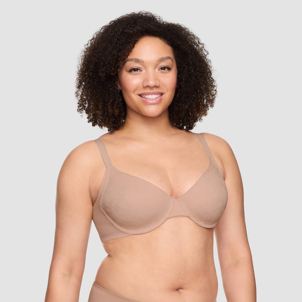 Simply Perfect by Warner's Women's Side and Underarm Smoothing Lace Unlined Bra 40B: Medium Support, Adjustable Straps Product Image