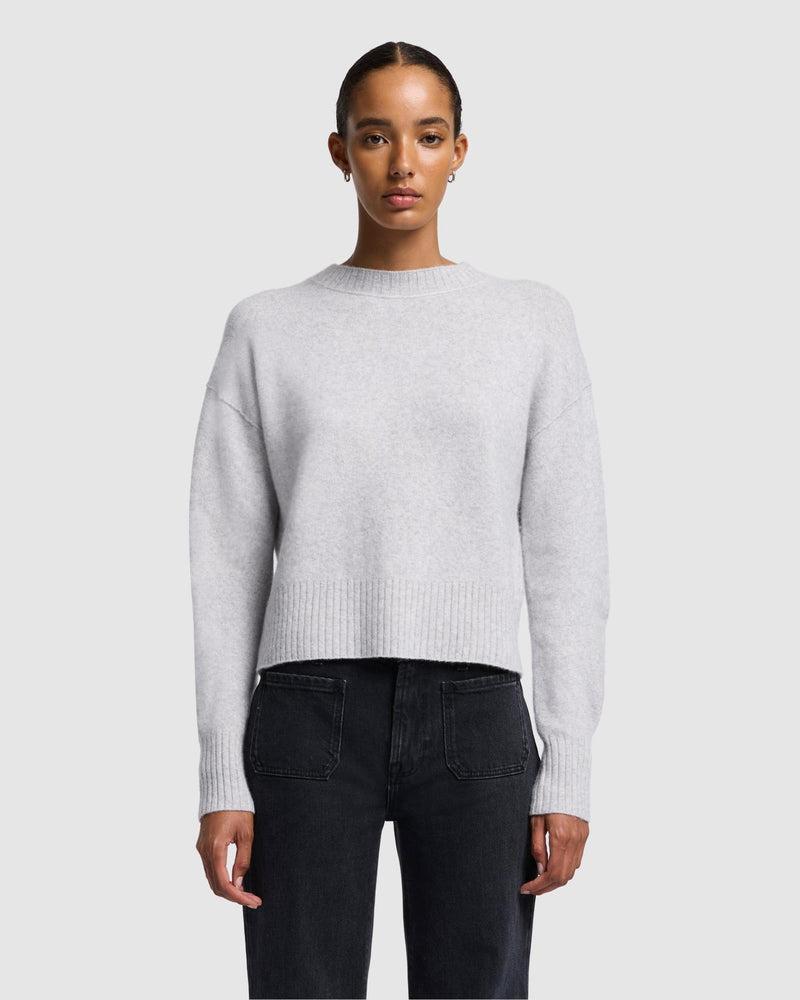 Cashmere Blend Crewneck Sweater Product Image