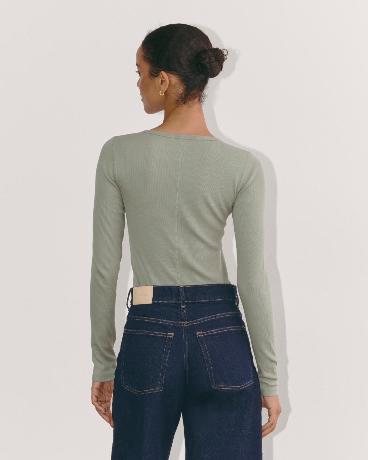 Womens Luxe Rib Long-Sleeve Crew Sweater by Everlane Product Image