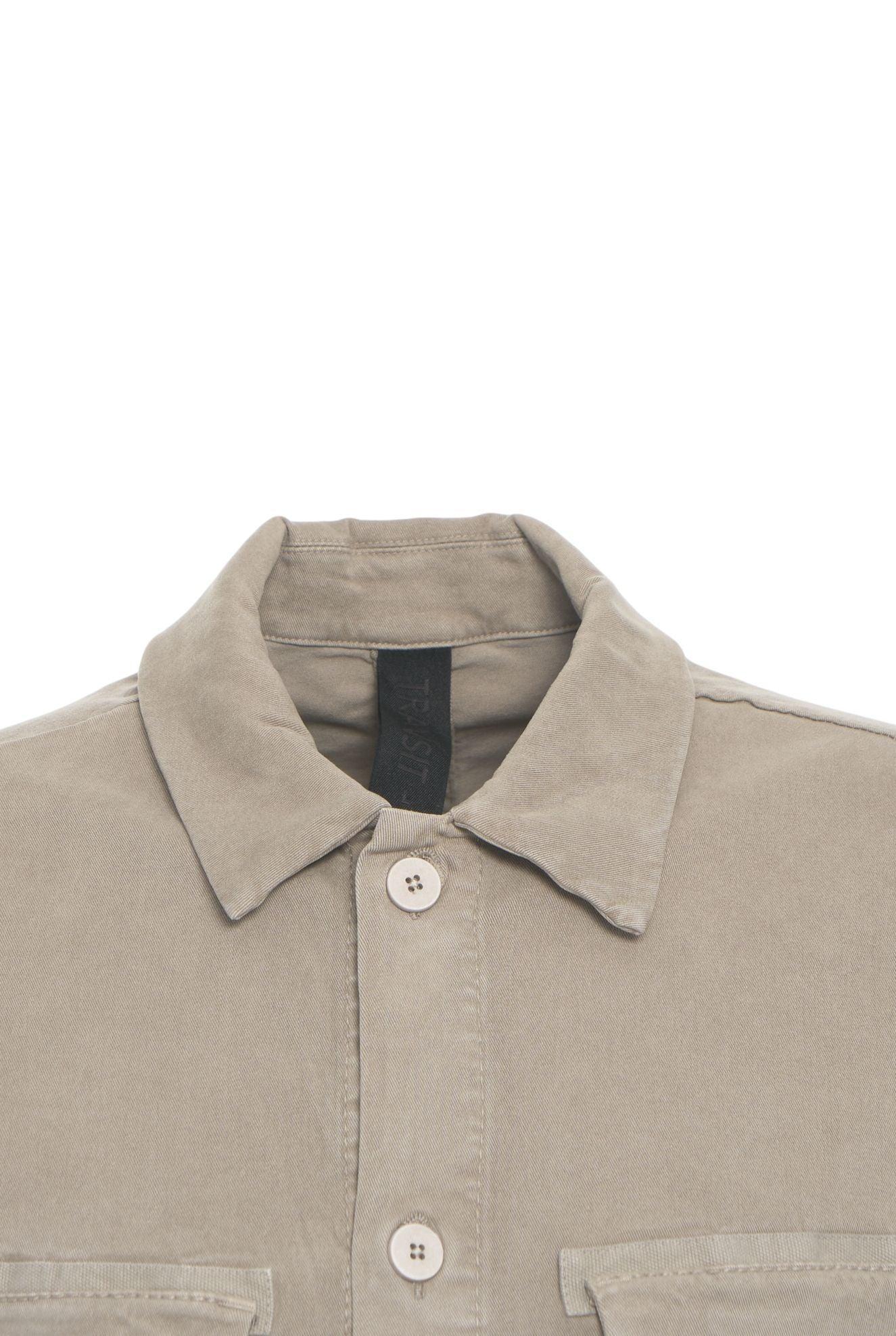 Overshirt with patch pockets Product Image