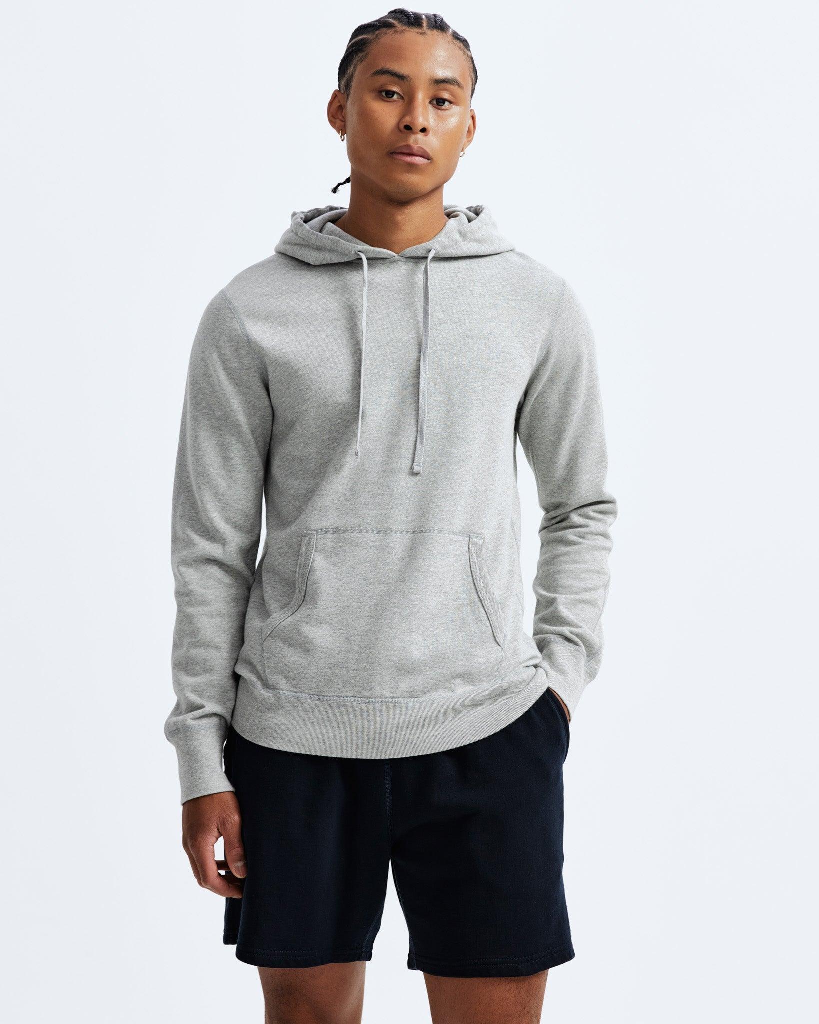 Lightweight Terry Slim Hoodie - Vault Male Product Image