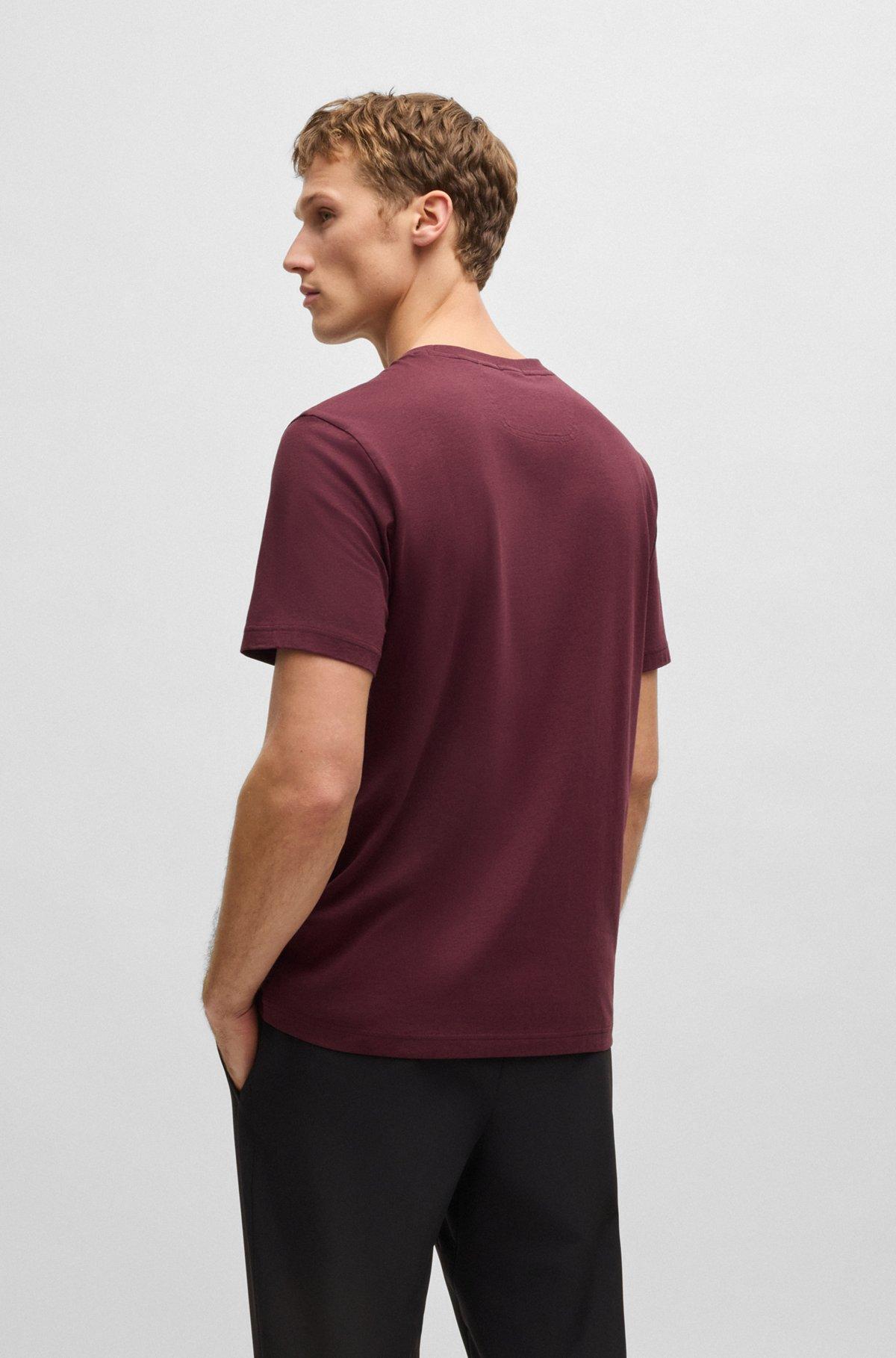 Relaxed-fit T-shirt in stretch fabric with logo artwork Product Image