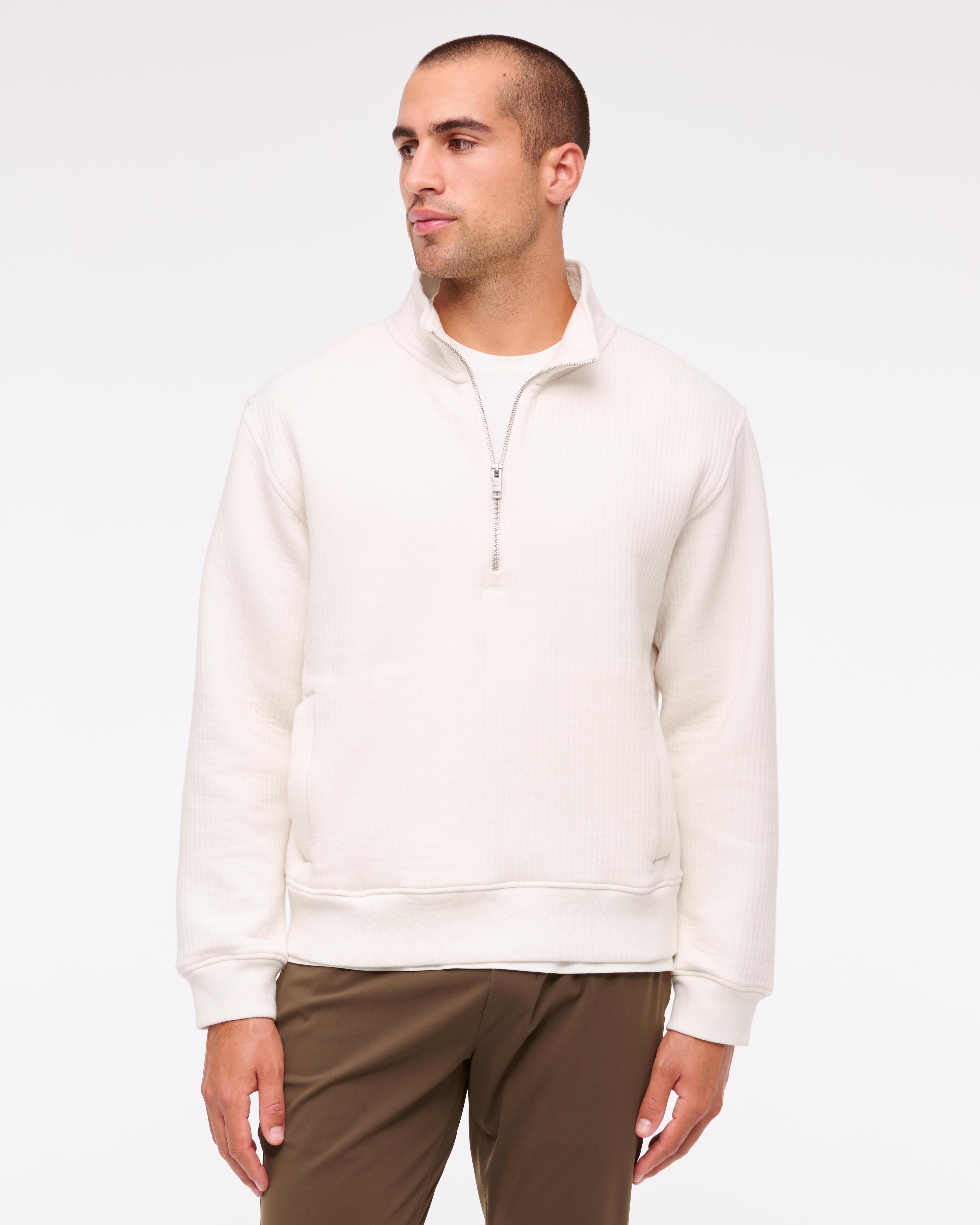 YPB Textured Ribbed Half-Zip Product Image