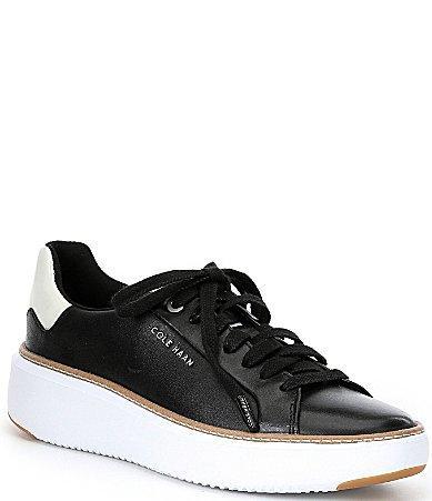 Cole Haan Womens Grandpr Topspin Sneaker - Black Size 7.5 Product Image