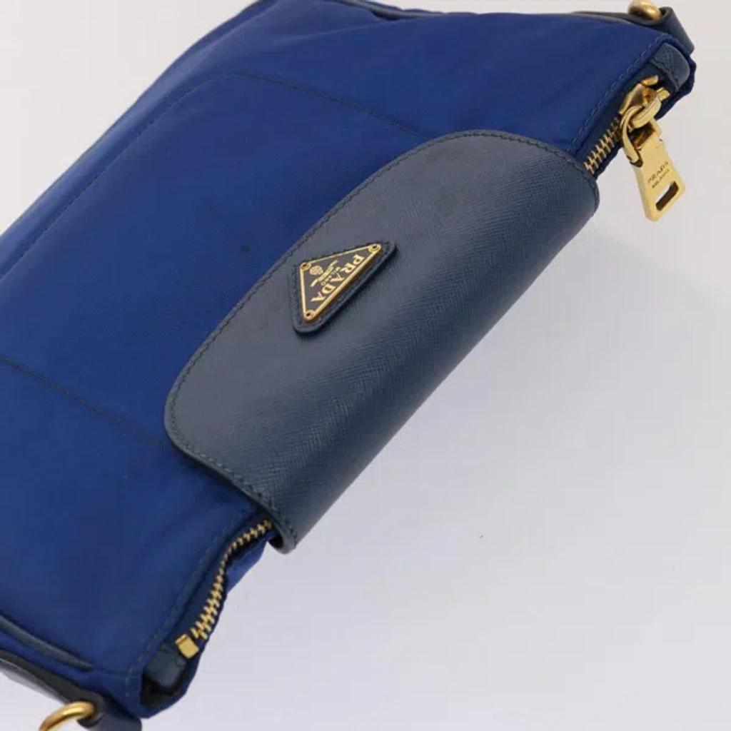 Tessuto Blue Synthetic Shoulder Bag () Product Image