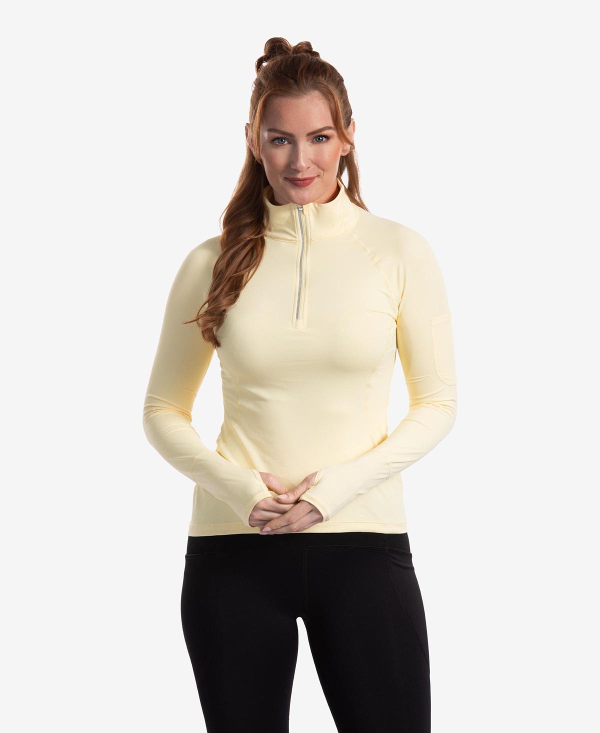 BloqUV Womens Upf 50+ Sun Protective Mock Zip Top Product Image