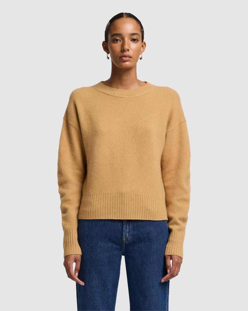 Cashmere Blend Crewneck Sweater Product Image