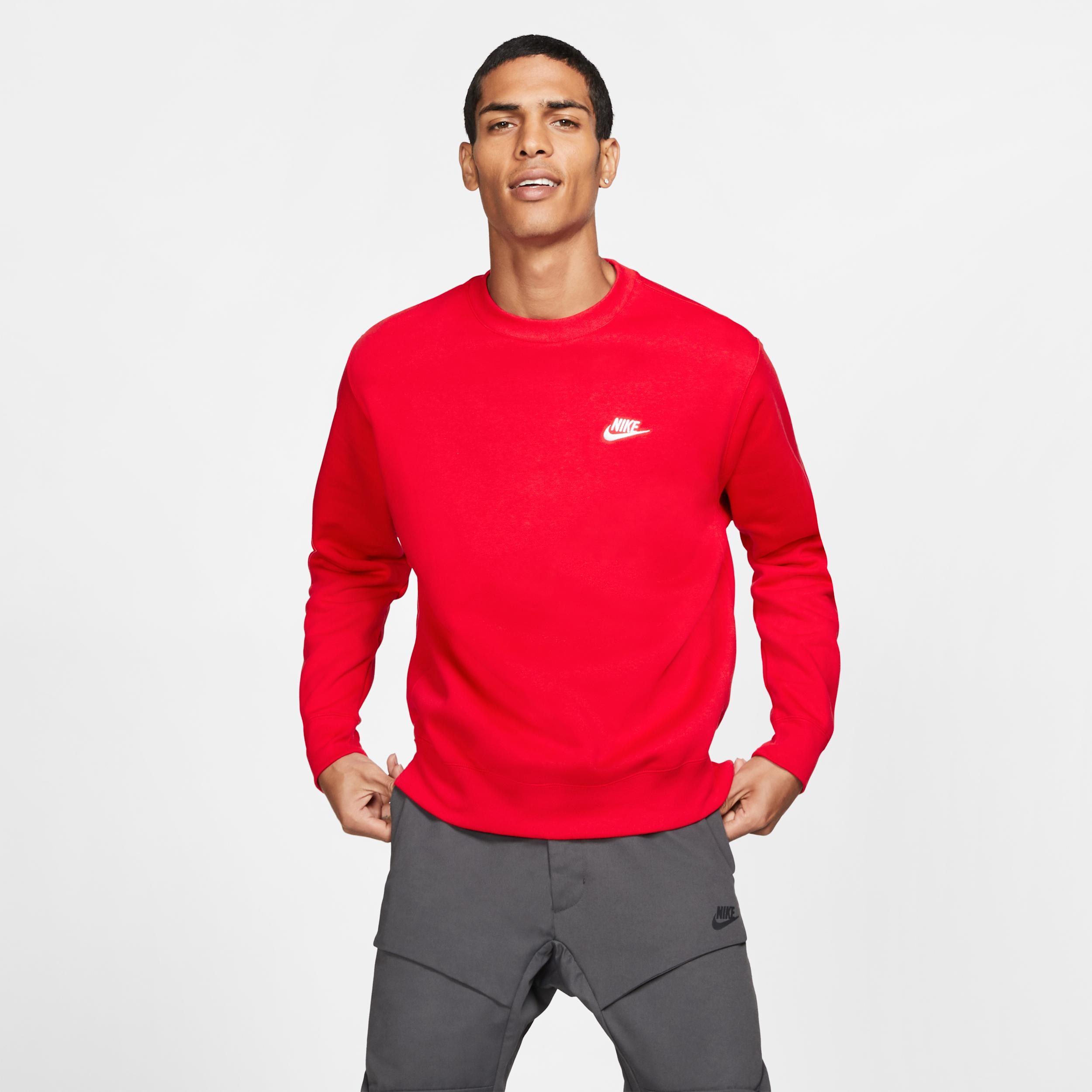 Mens Nike Sportswear Club Fleece Crew | BV2662-657 Product Image