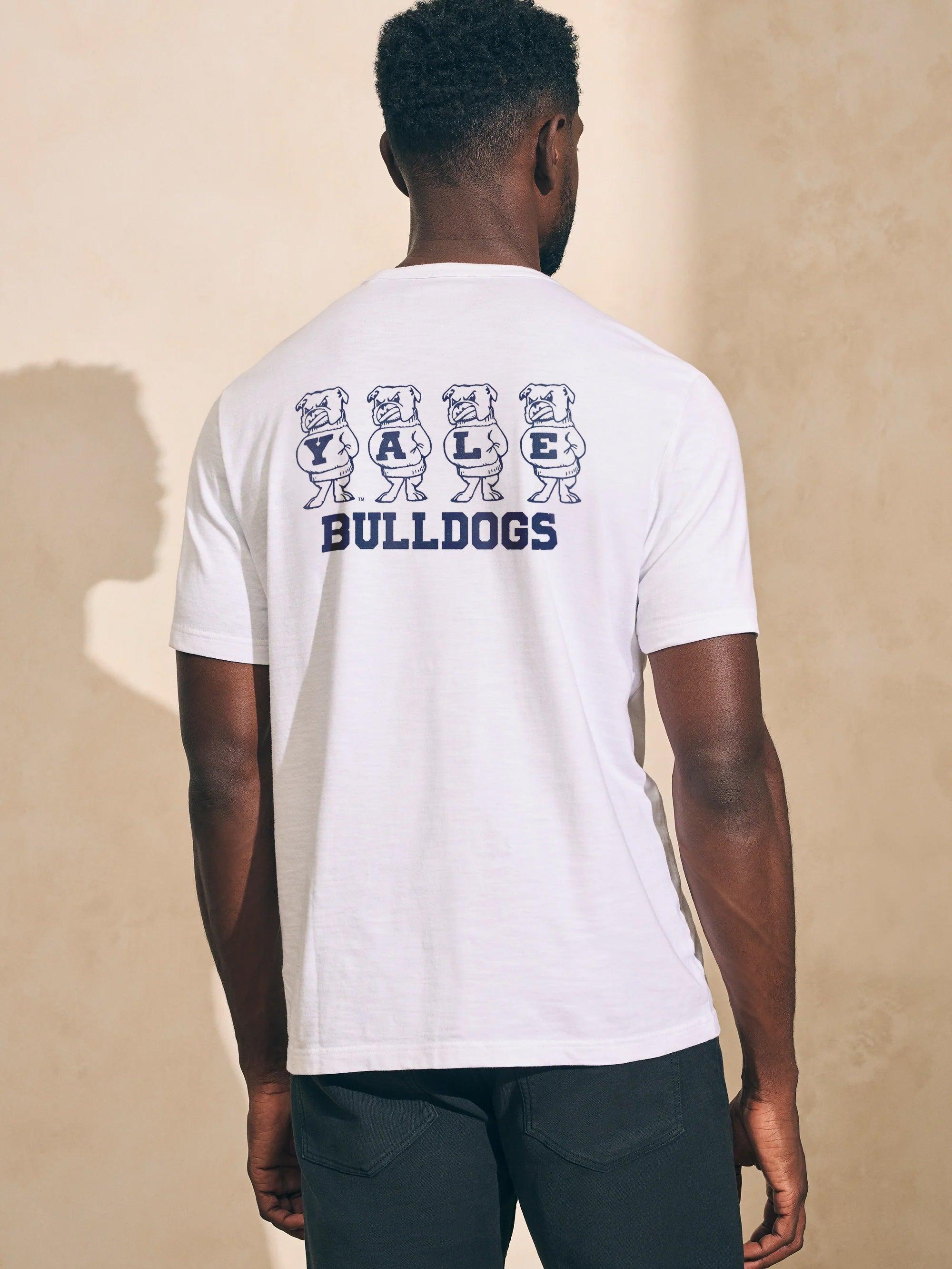 Yale Sunwashed Tee - White Product Image