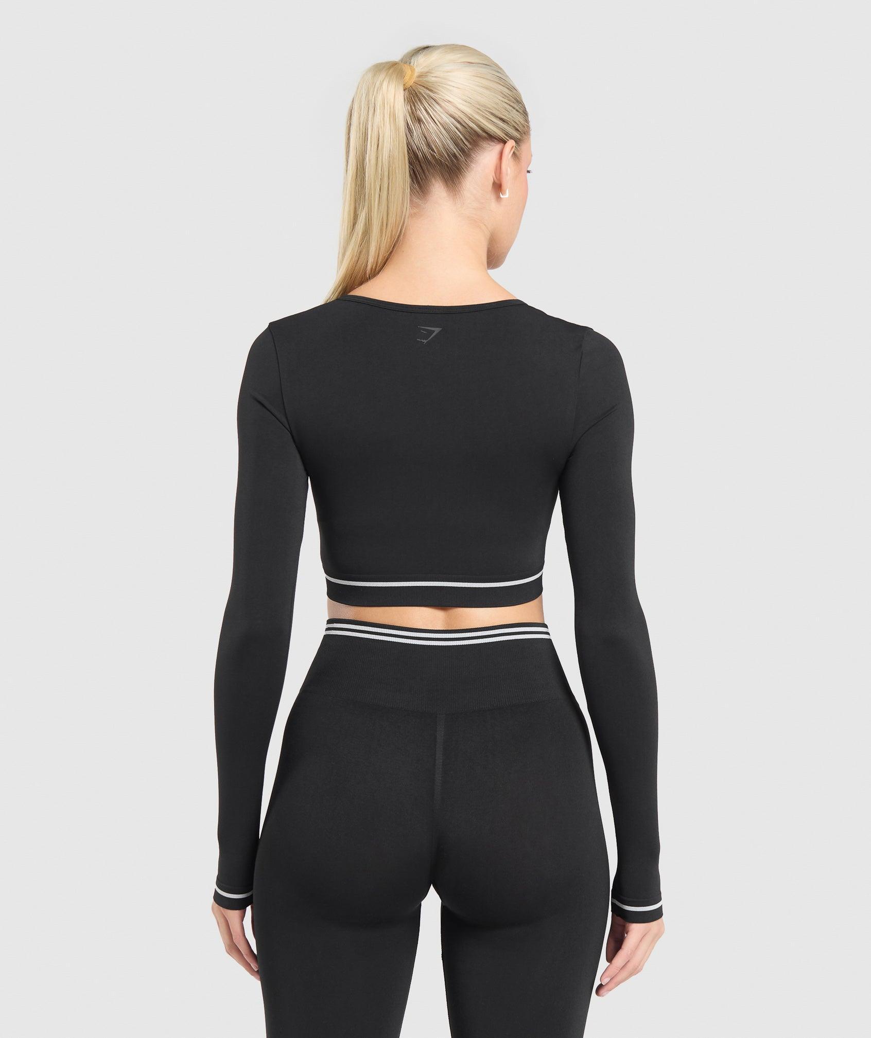 Contrast Seamless Crop Top Product Image