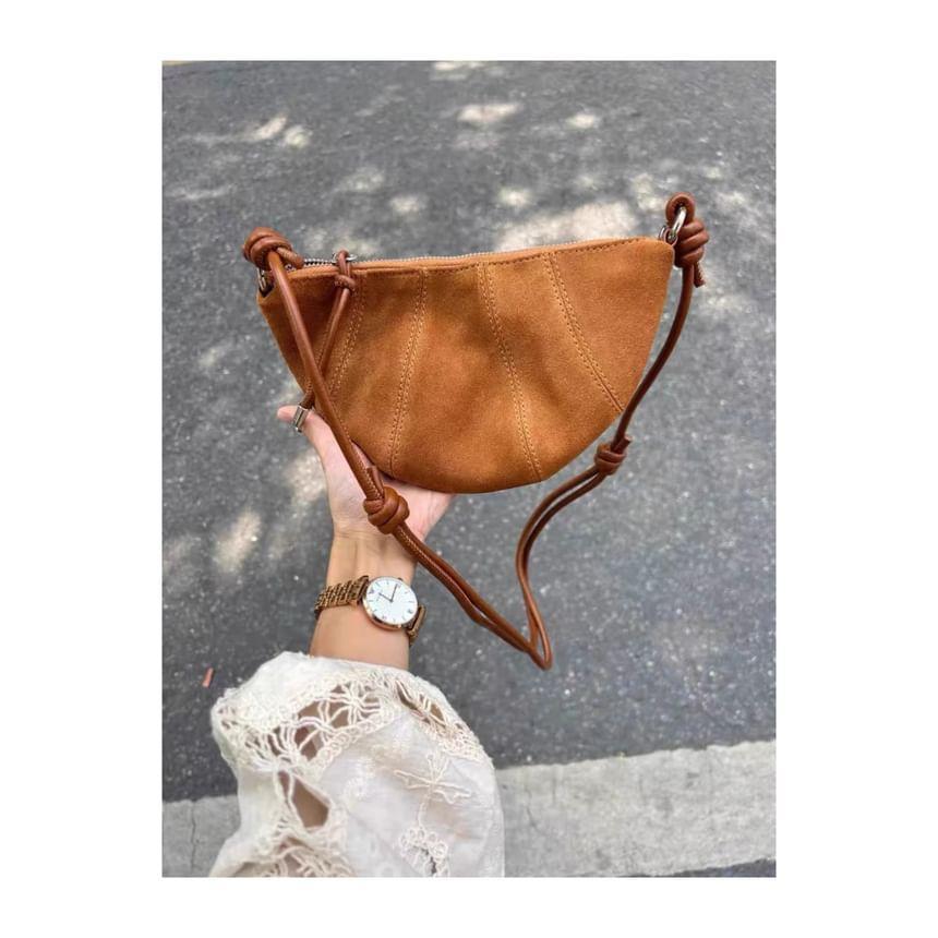 Faux Suede Crossbody Bag Product Image