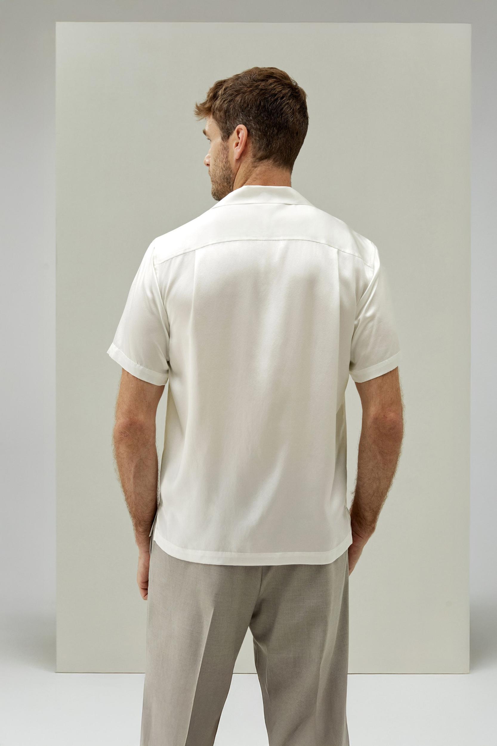 Men's Silk Camp Shirt Product Image