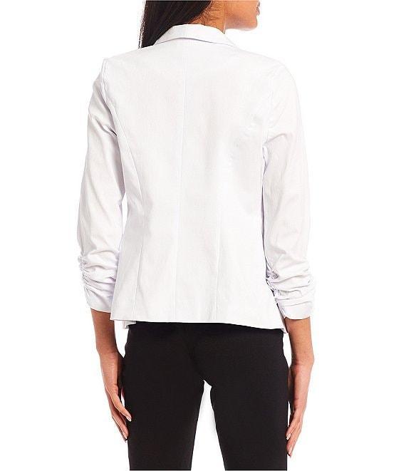 Takara Ruched Sleeve Suiting Blazer Product Image