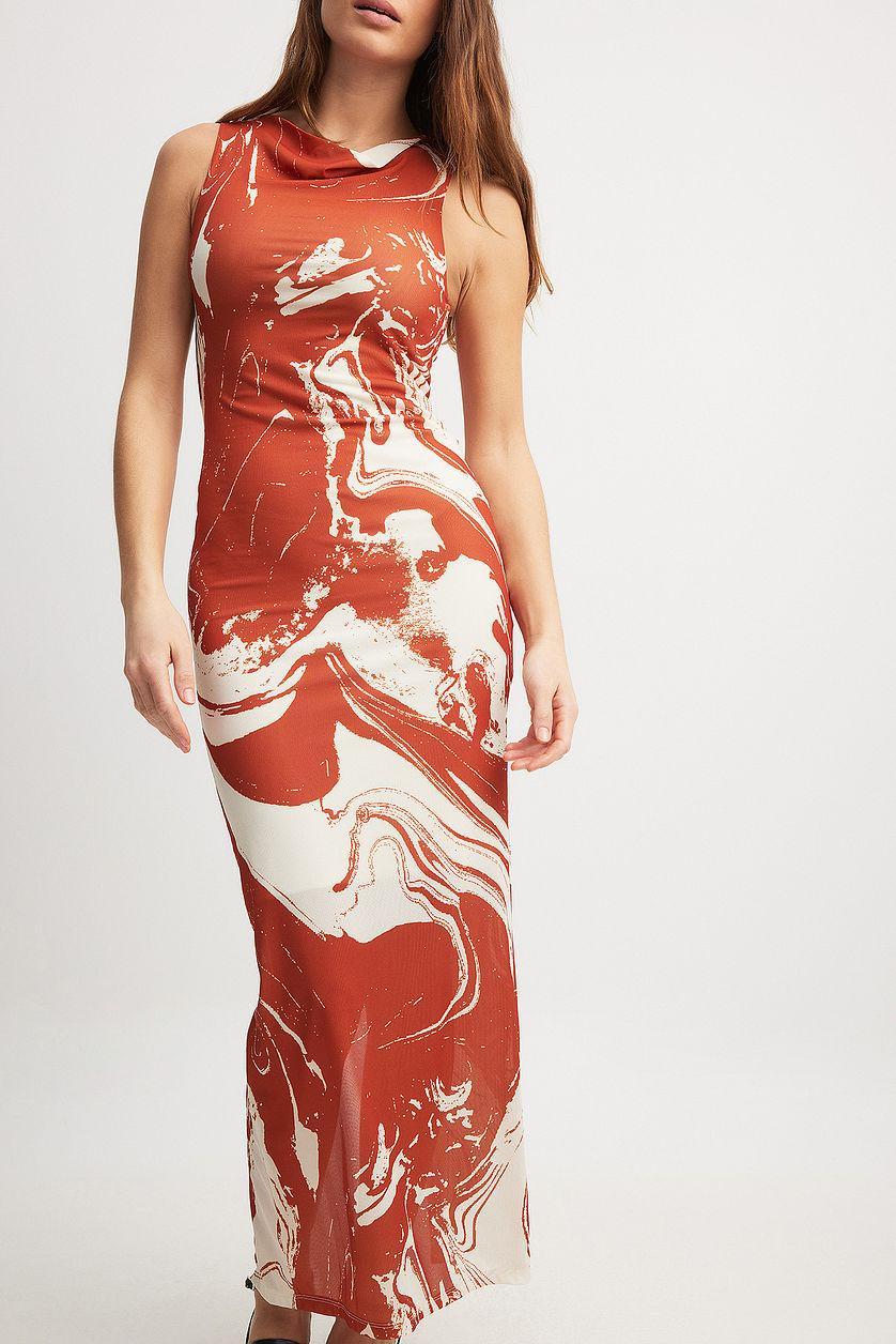 Sleeveless Mesh Maxi Dress Product Image