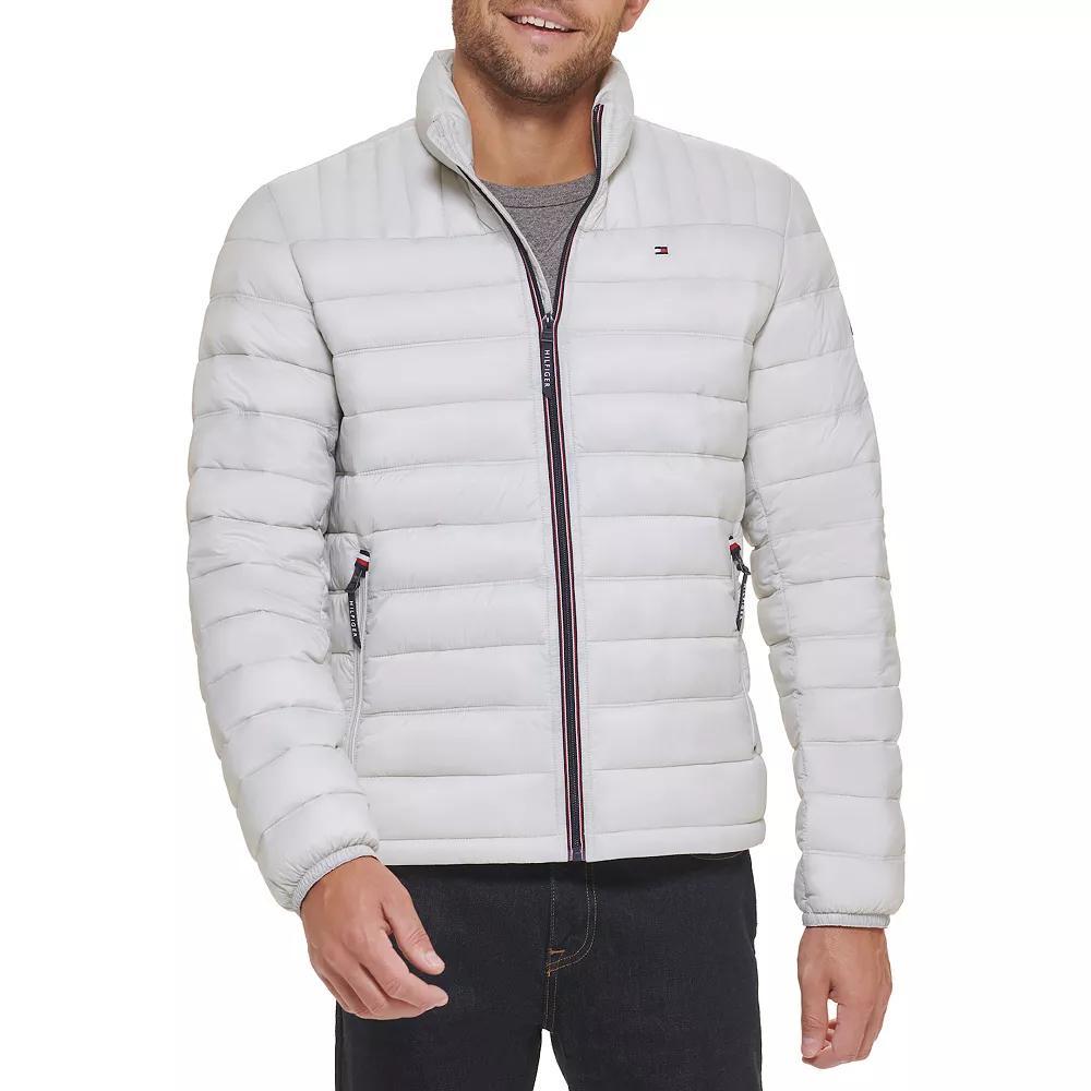 Big & Tall Tommy Hilfiger Stand Collar Packable Puffer Jacket, Men's,  Product Image