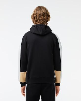 Men's Zip-Up Colorblock Hoodie Product Image