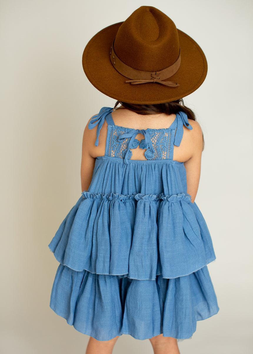 Banyu Dress in Cornflower Girls Product Image