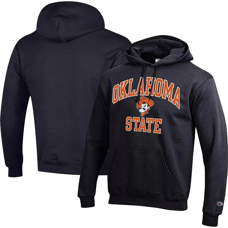 Men's Champion Black Oklahoma State Cowboys High Motor Pullover Hoodie,  Product Image