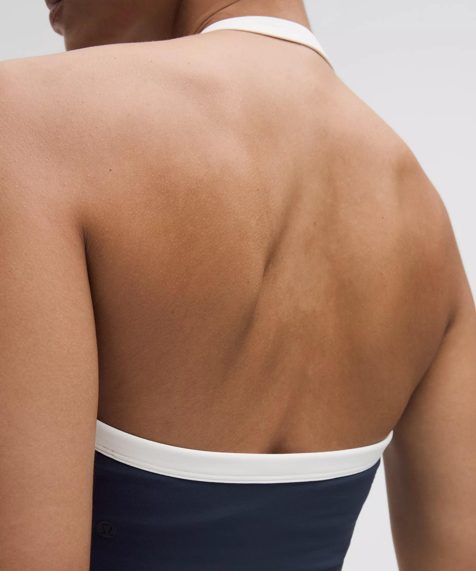 Nulu Cropped Halter Tank Top *Light Support, A/B Cup Product Image