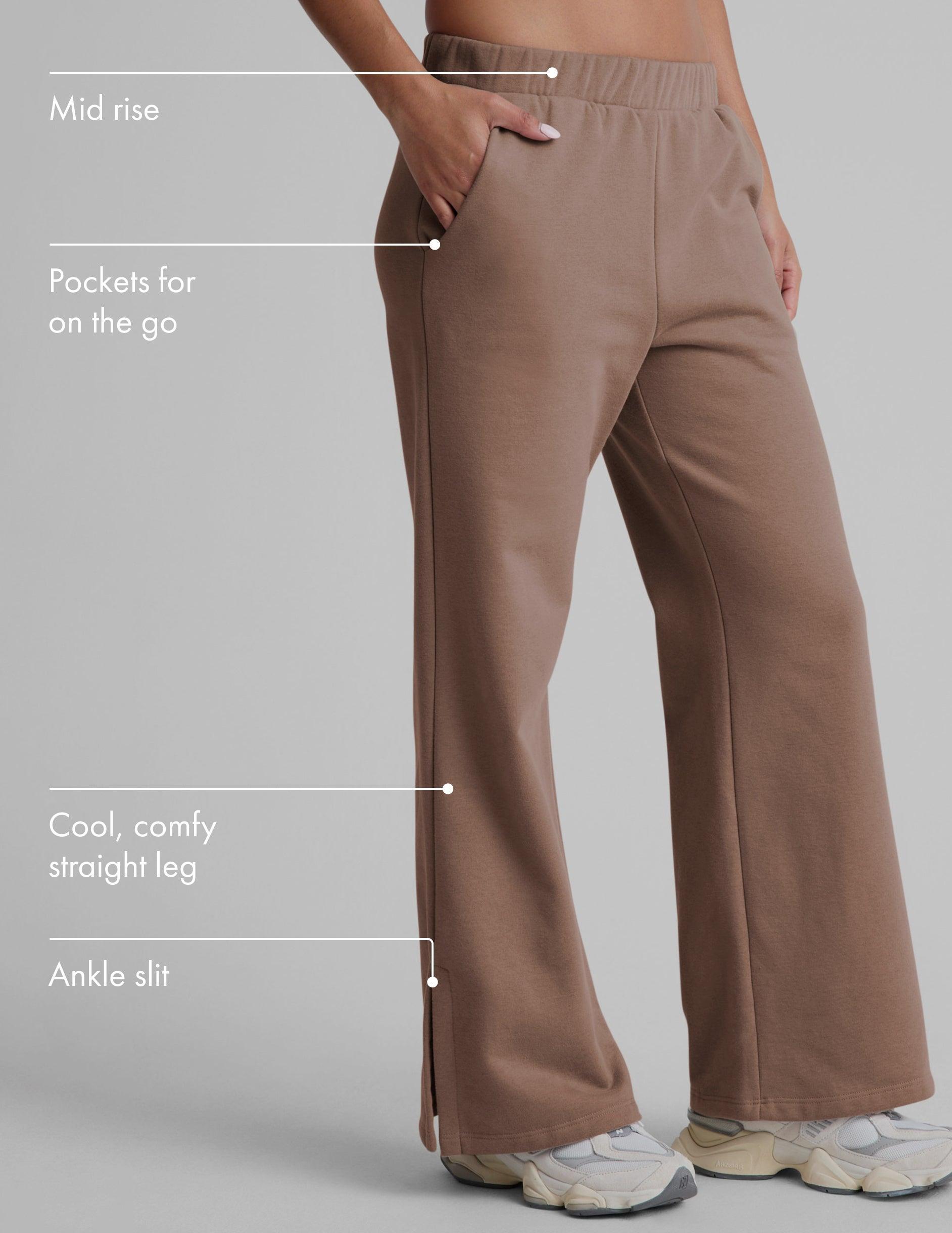 LuxeFleece Wide Leg Pant Product Image