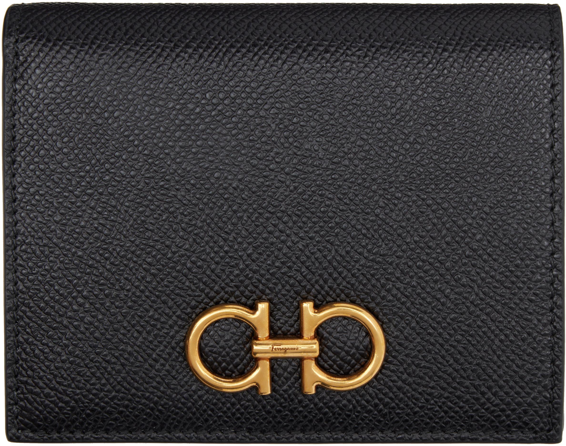 FERRAGAMO Gancini Wallet In Nero Product Image