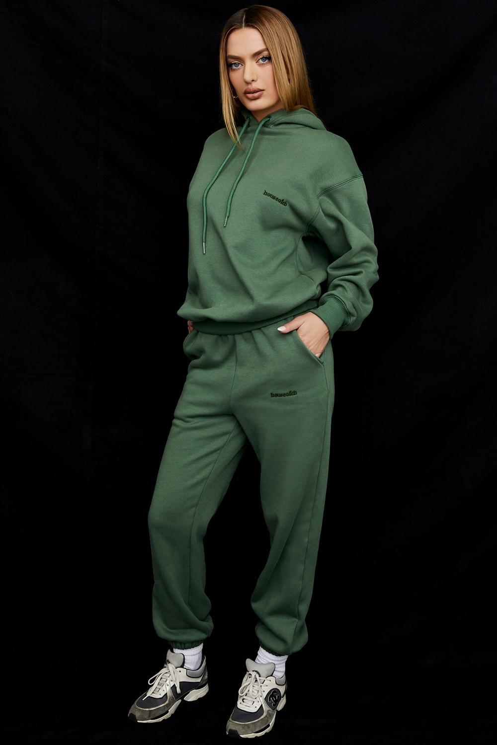 Sky Moss Fleece Back Jogging Trousers Product Image