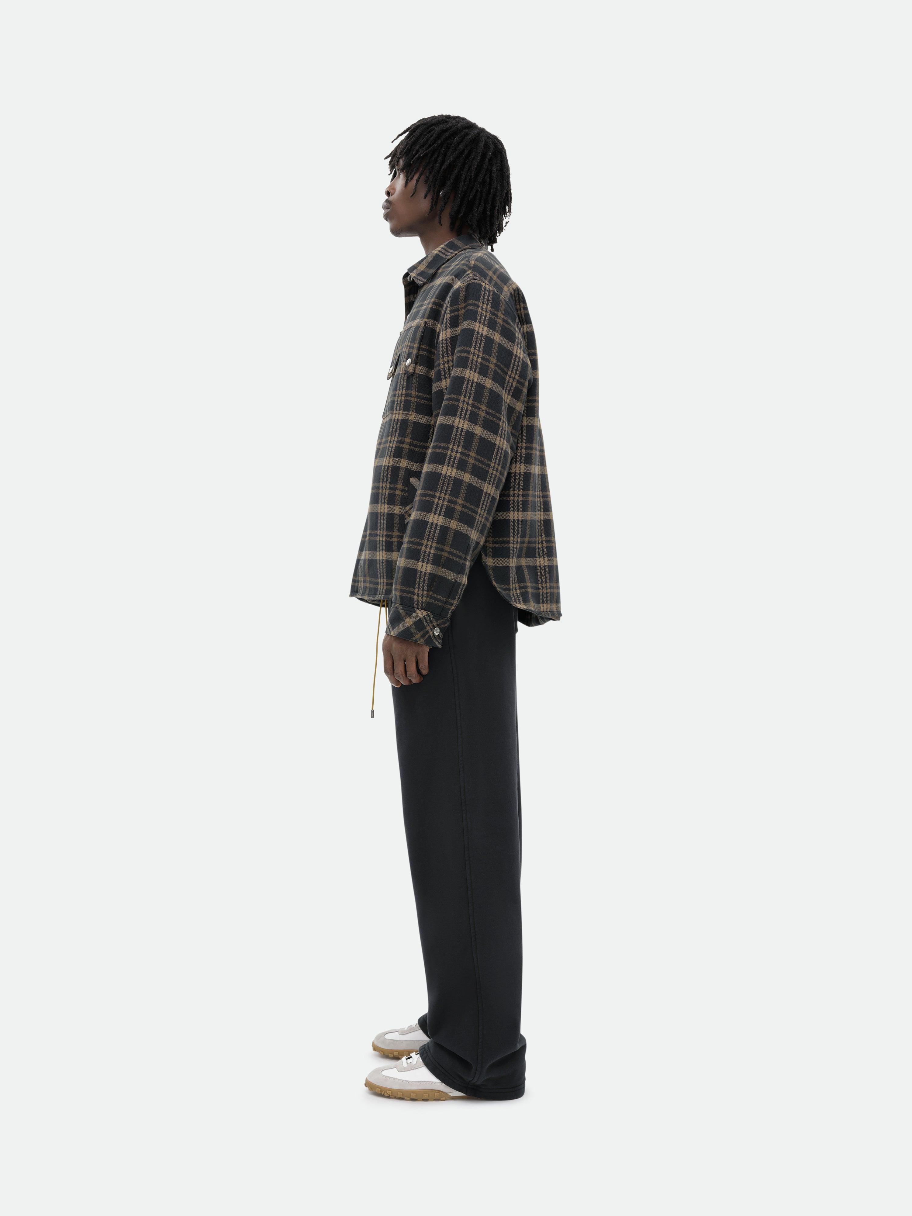 FLANNEL SHERPA OVERSHIRT Male Product Image