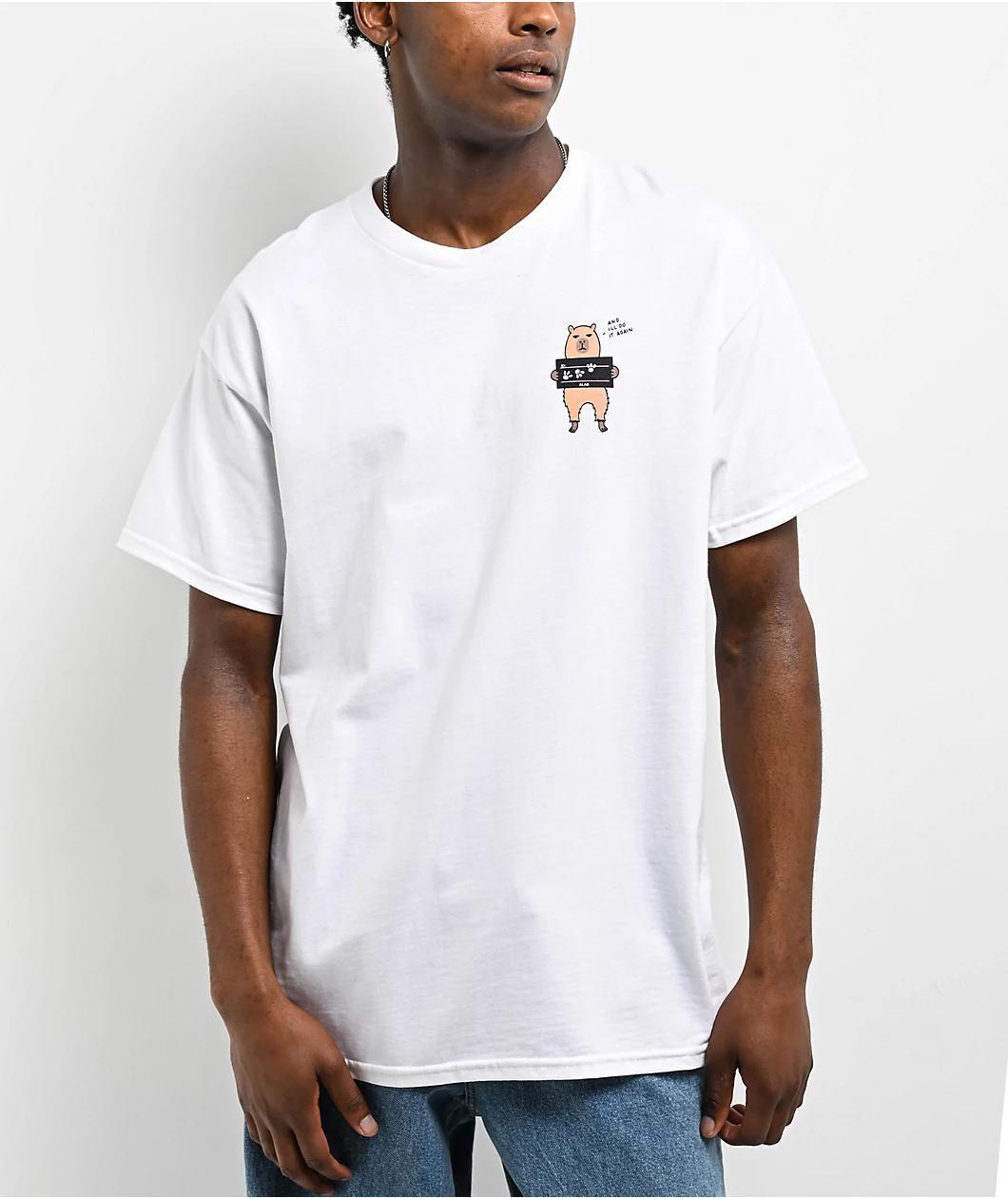 A.LAB Booked White T-Shirt Product Image