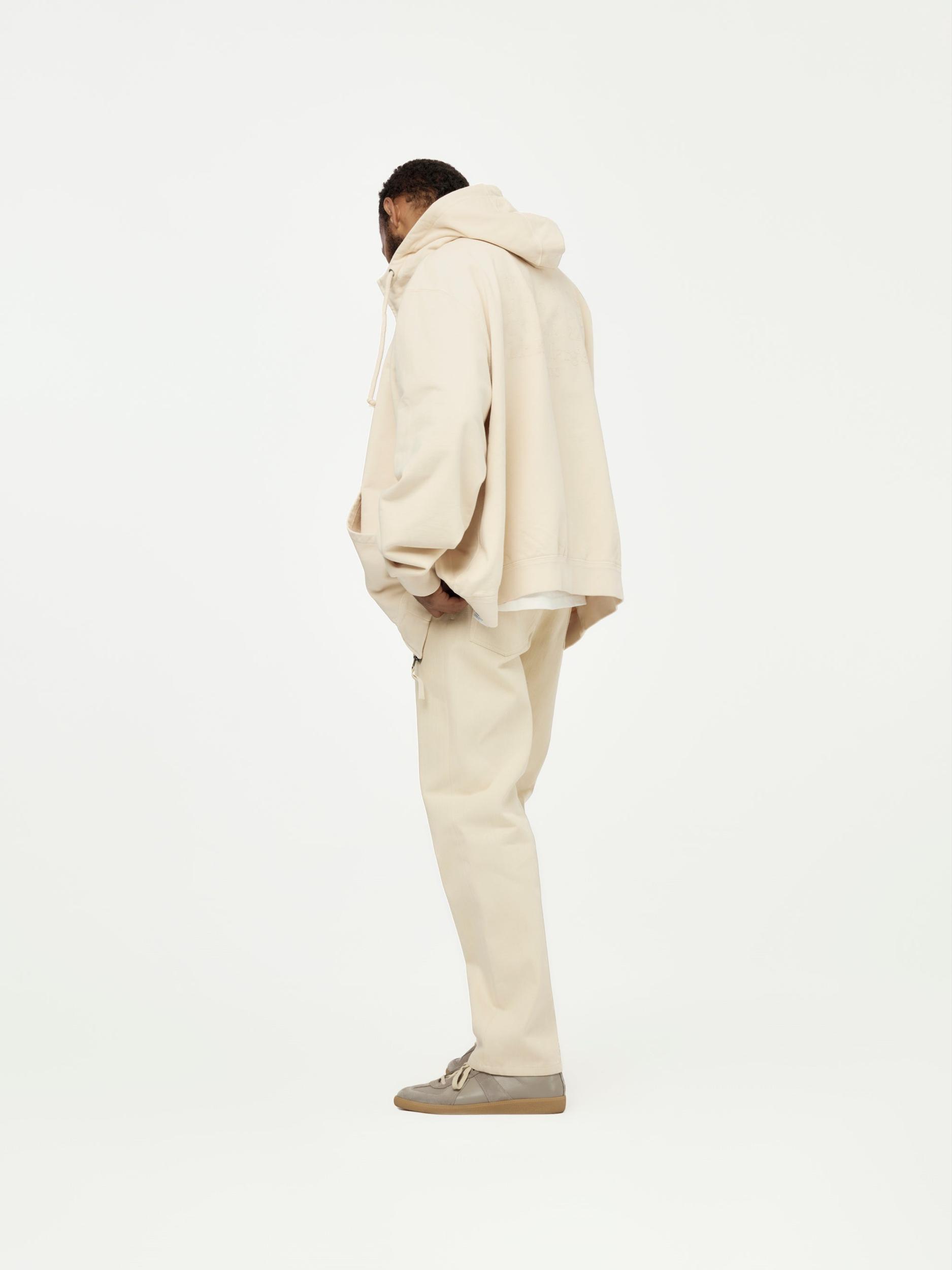 Zip Sweatshirt (Beige) Product Image