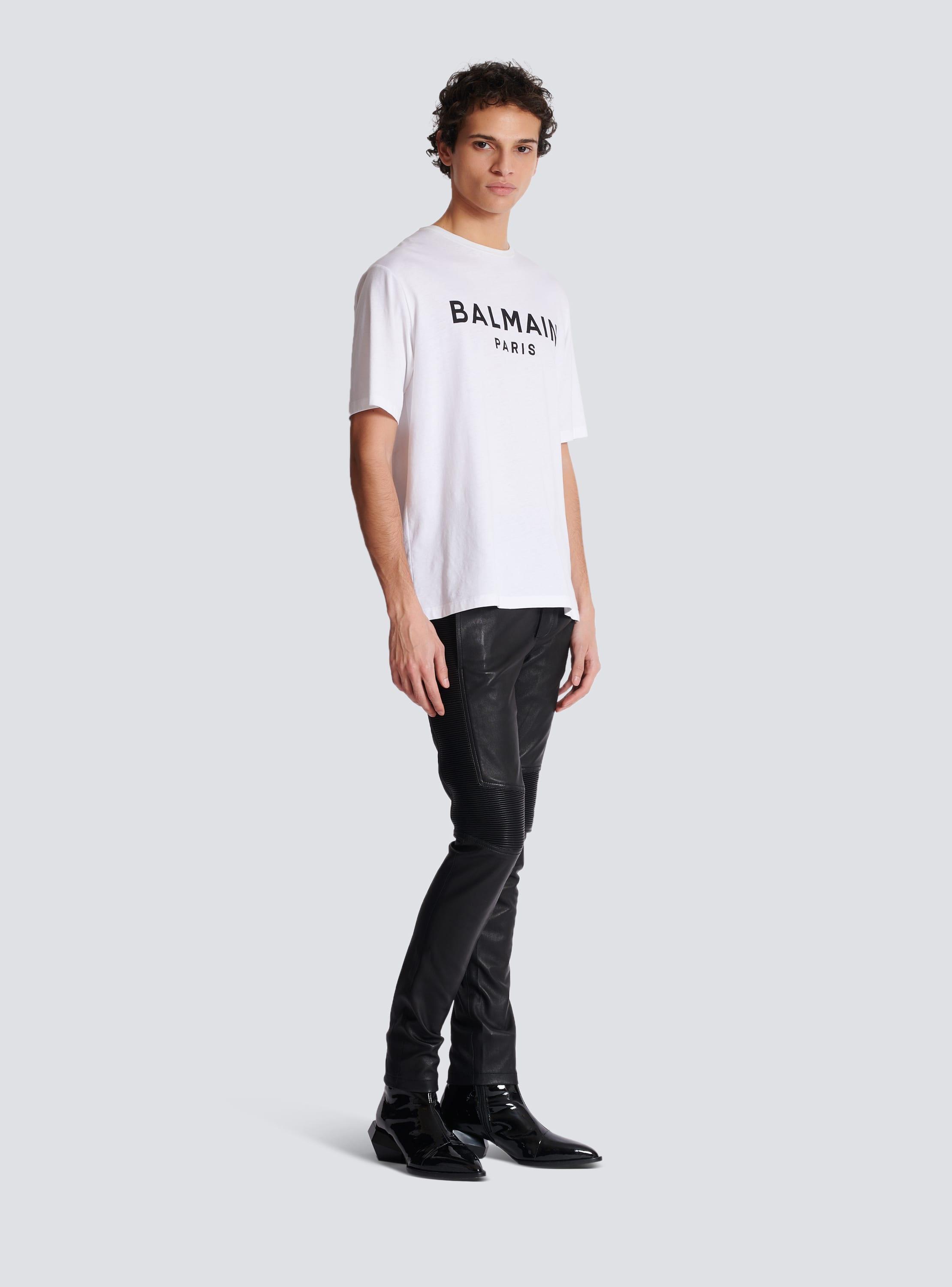 Printed Balmain Paris short-sleeved T-shirt Product Image