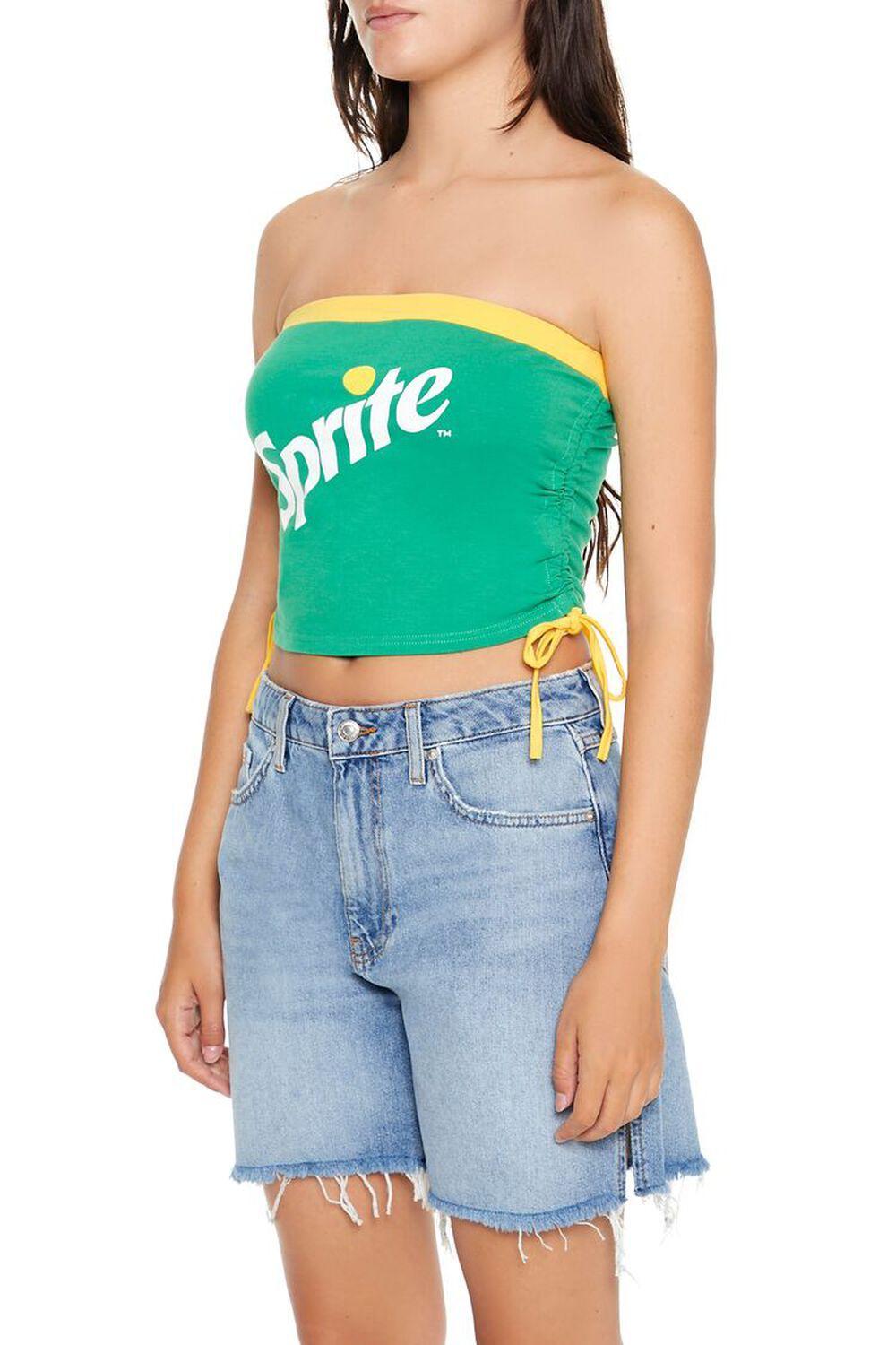 Sprite Graphic Ruched Tube Top | Forever 21 Product Image