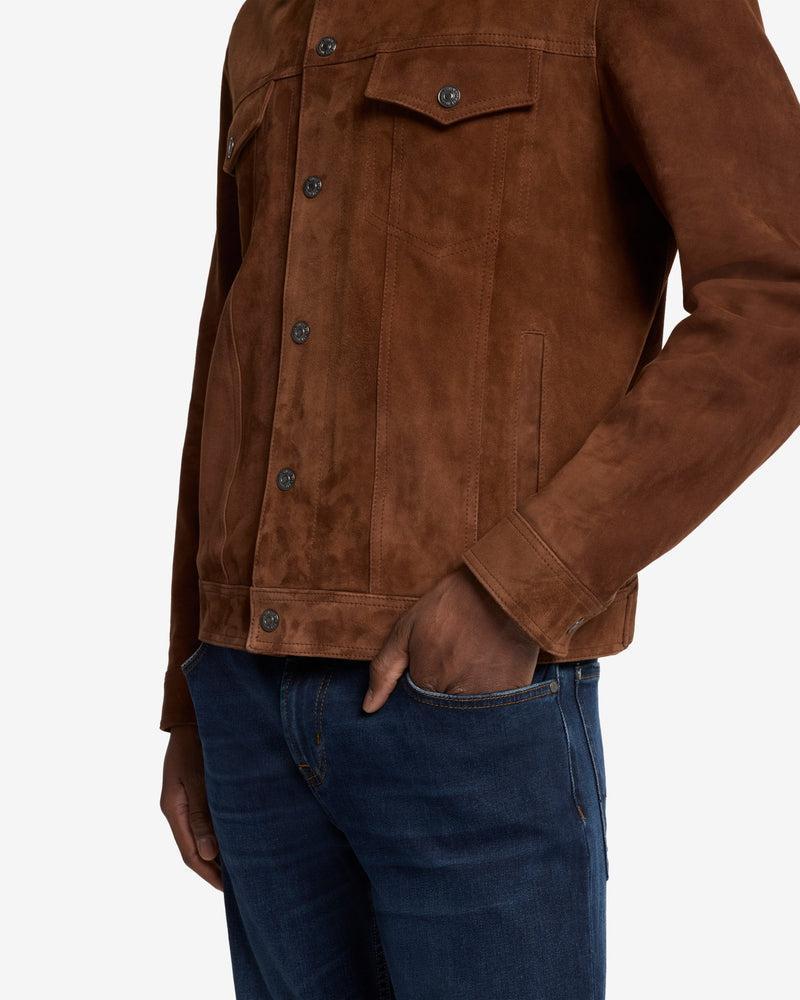 Suede Trucker Jacket Product Image